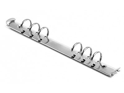 6 Rings, Round ring binder mechanism with inclined booster